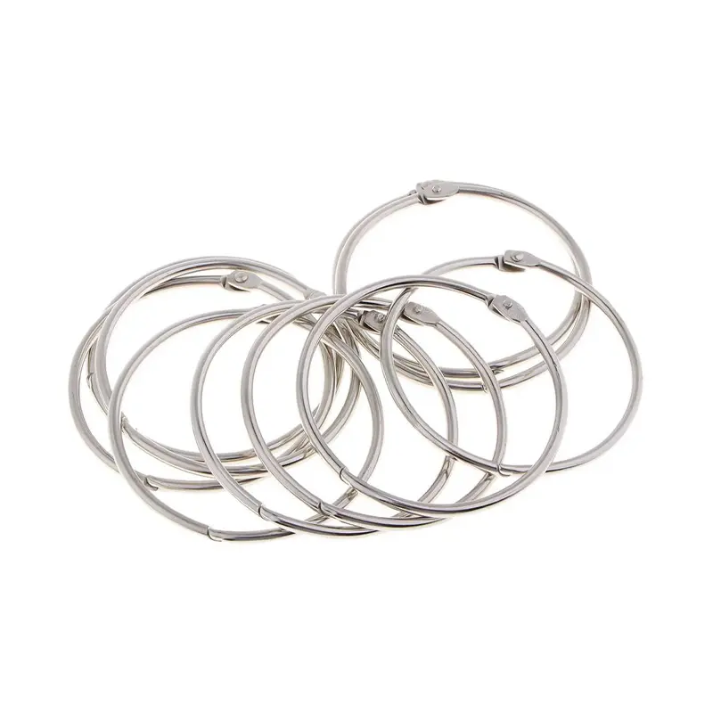 Aros metálicos para carpeta de 70mm. caja de 50 unidades