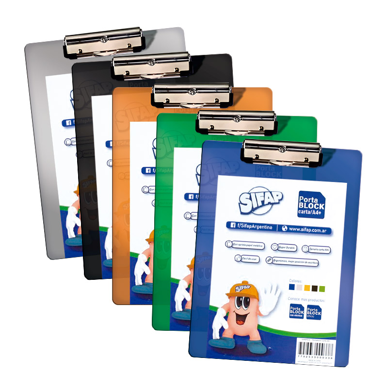 Porta block acrílico Sifap A4 Color Surtido