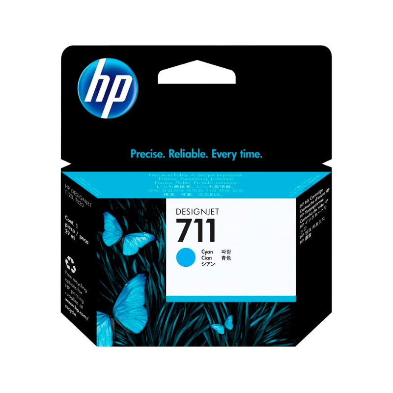CARTUCHO ORIGINAL HP 711 CZ130A, Cyan