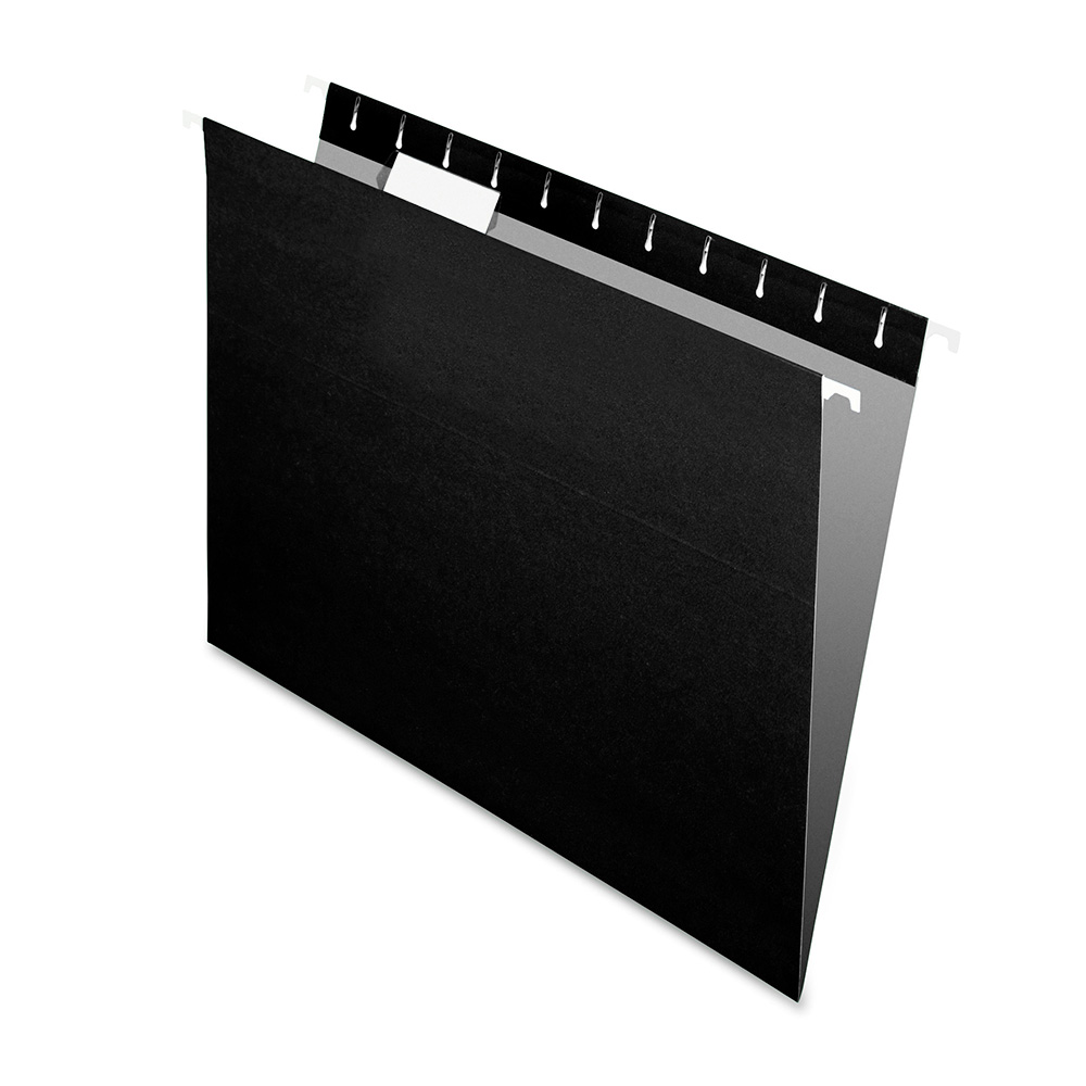 Carpeta Colgante Nepaco negra, caja de 25 unidades