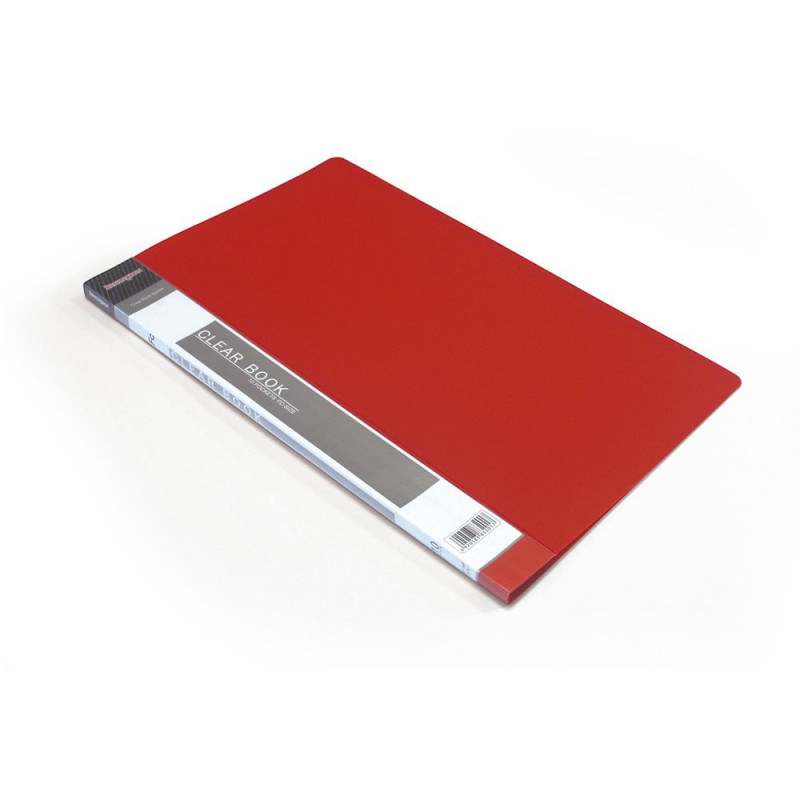 Carpeta Oficio con 10 folios roja