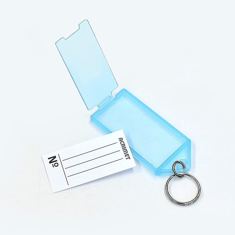 Llaveros identificadores Acrimet de 8 unidades