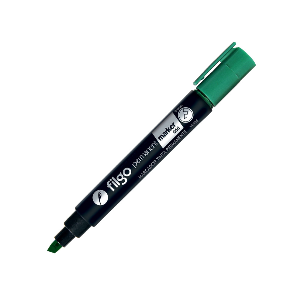 Marcador al solvente Filgo Permanent Marke 060 verde