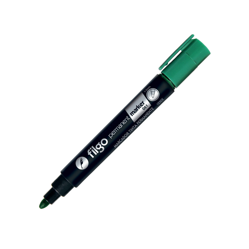 Marcador al solvente Filgo Permanent Marke 061 verde