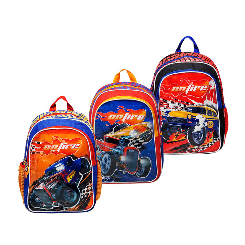 Mochila Jardín LSyD Car Fire, 14"