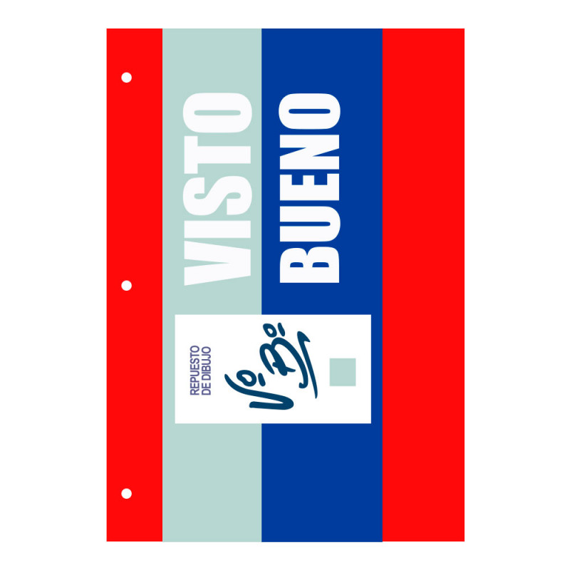 Repuesto de Dibujo Visto Bueno N°3 color, 6 hojas