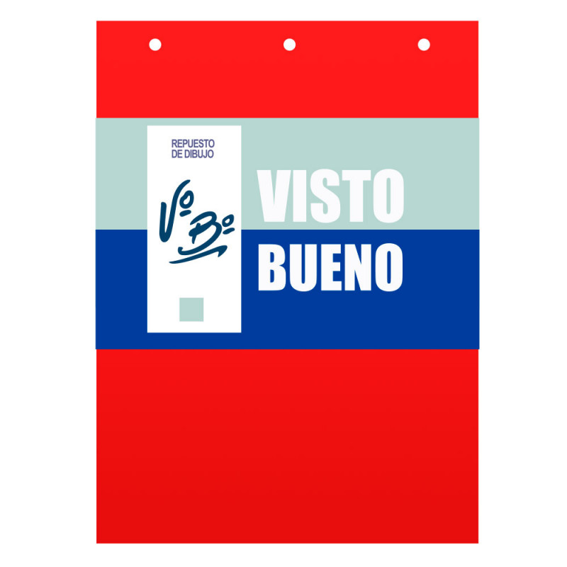 Repuesto de Dibujo Visto Bueno N°6 color, 6 hojas