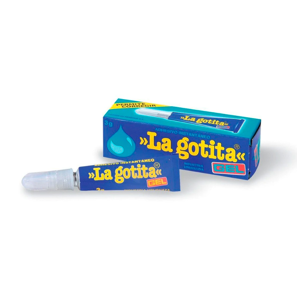 Adhesivo La Gotita Gel, 3ml.
