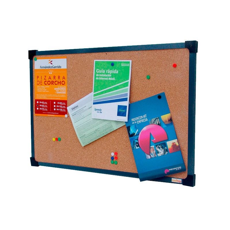 Pizarra de Corcho Fernandez Garrido, 60 x 80cm.