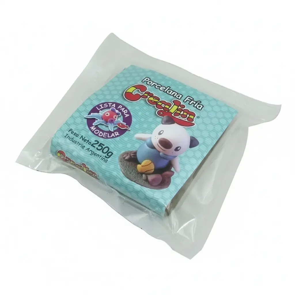 Porcelana fría para modelar Crealin, 250g.
