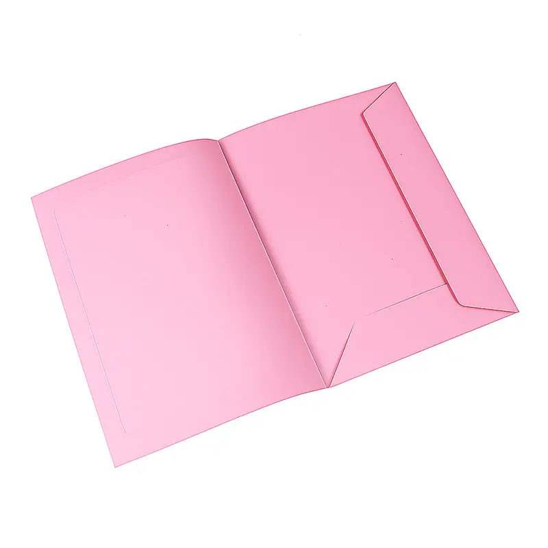Carpeta Presentación de cartulina A4 rosa