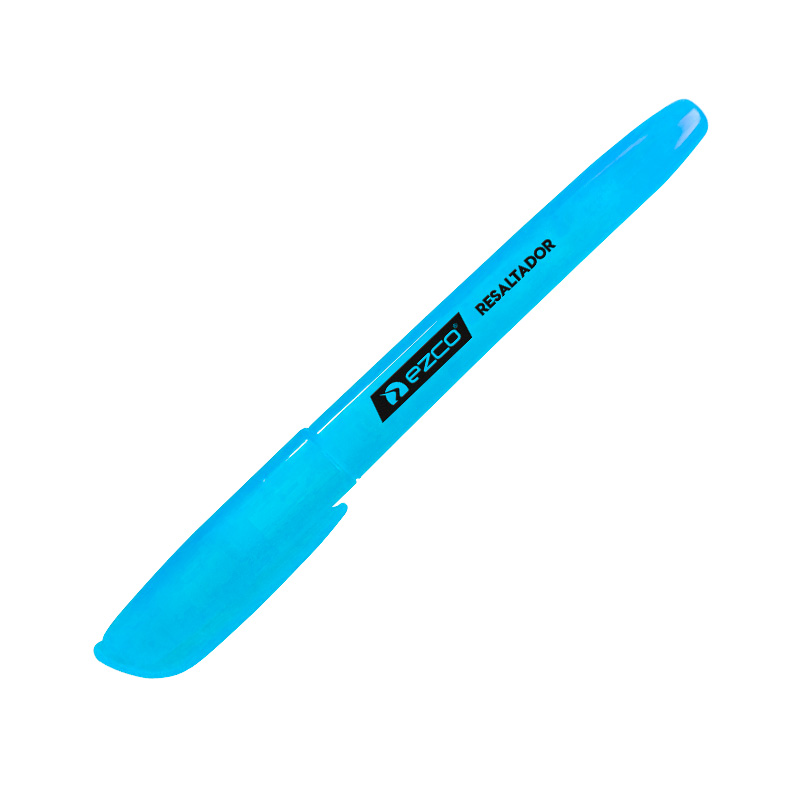 Resaltador Fino Ezco Neón celeste