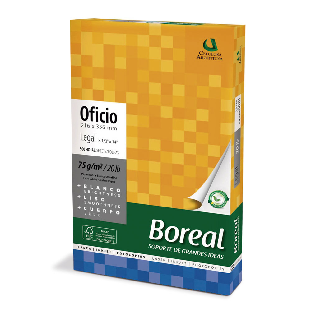 Resma Boreal Oficio, 75g.