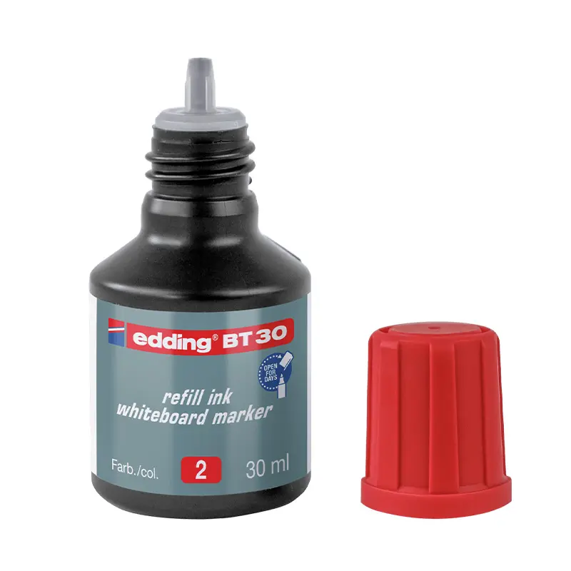 Tinta Edding BT-30 roja, 30ml.