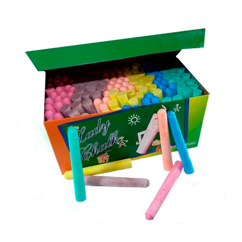 Tiza Lady Chalk color, caja de 144 unidades