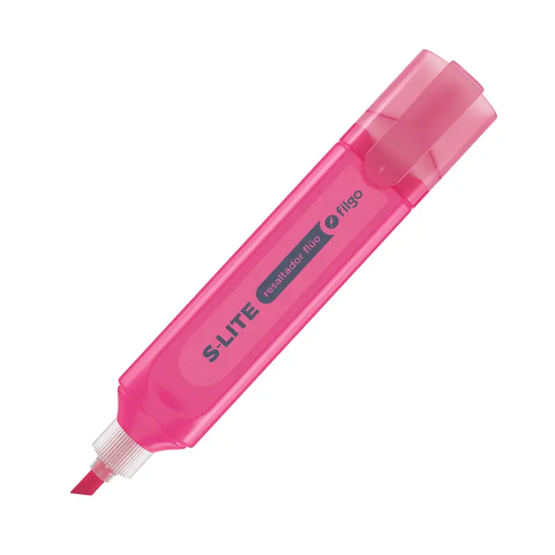 Resaltador Chato Filgo S-Lite Flúo Rosa