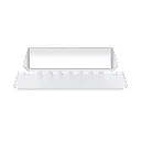 Visor para Carpeta Colgante Nepaco transparente, pack de 100 unidades