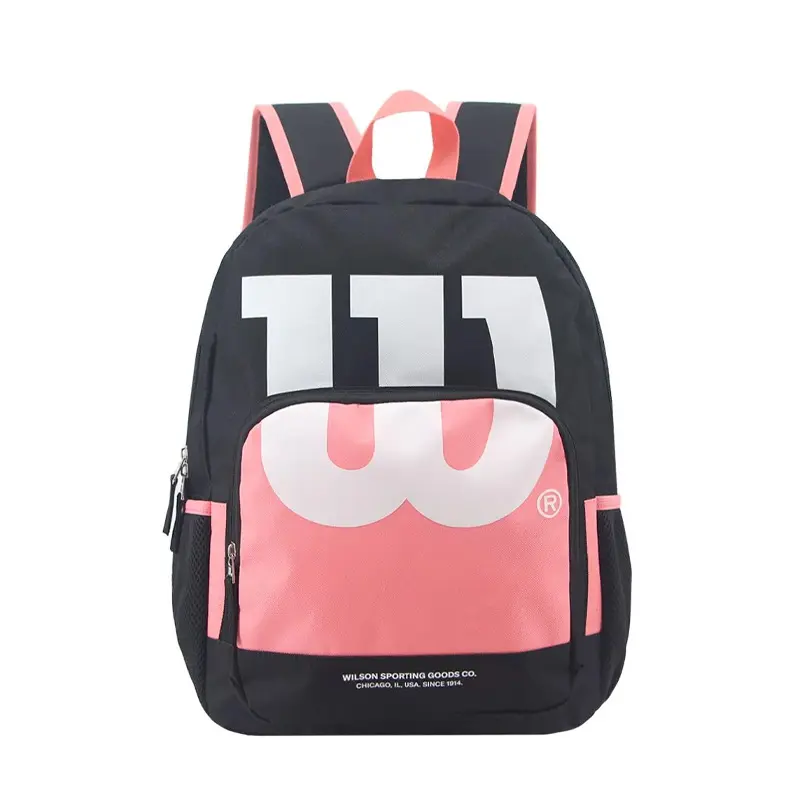 Mochila Wilson Urban 65.AC000 Negra y Rosa, 17"
