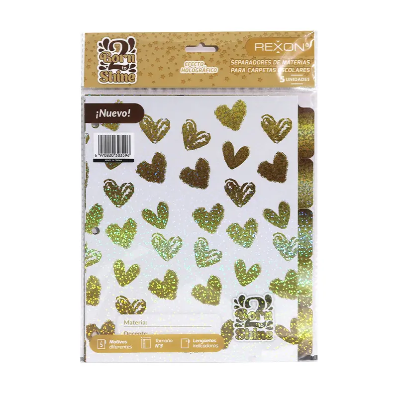 Separador 5 posiciones Rexon Born to Shine 2, N°3