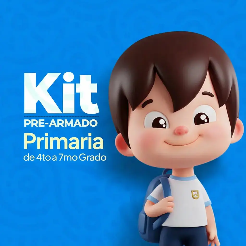 Kit Escolar Sullair 4 a 7 grado 