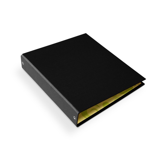 [CARP3AFORNEG] Carpeta 3 anillos 40 mm forrada N°3 negra