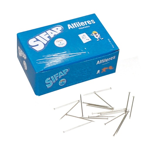 [SIFAPALF50G] Alfileres Sifap, caja de 50g.