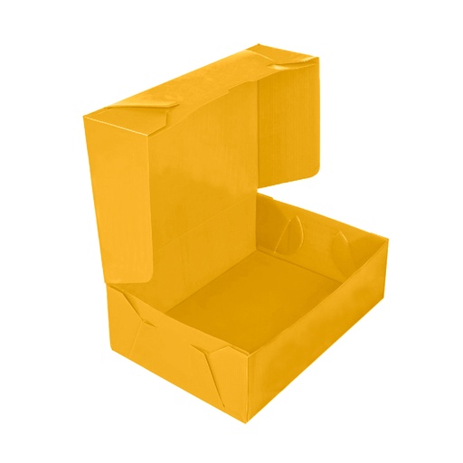 [CAJAAMAOF12] Caja Archivo plástica 12, amarilla Oficio, 36 x 25 x 12cm. 400g.