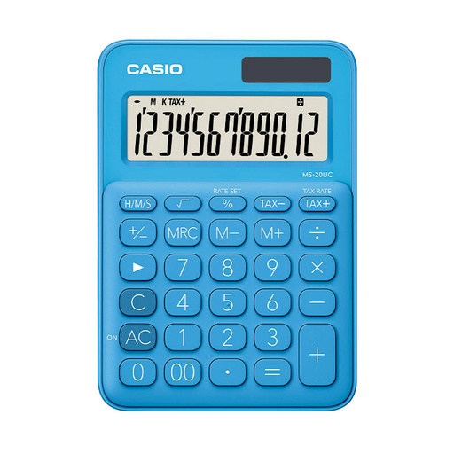 [CASIOMS20UBU] Calculadora de escritorio Casio MS-20UC-BU azul