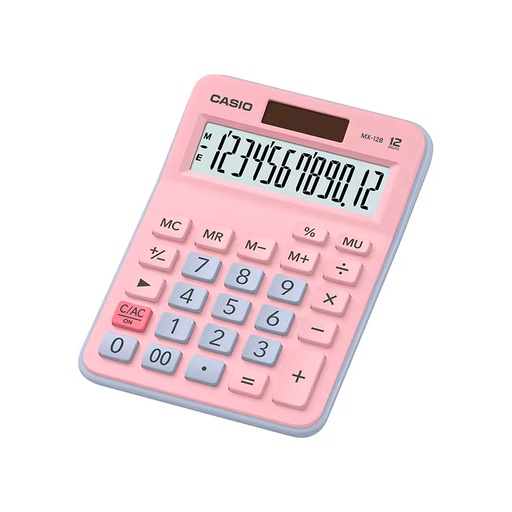 [CASMX12BPKLB] Calculadora de escritorio Casio MX-12B-PKLB rosa
