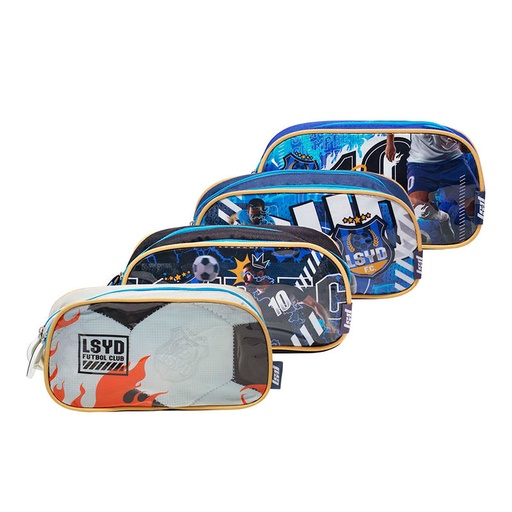 [LSDCAN2CFUTB] Cartuchera de 2 cierres LSyD Futbol