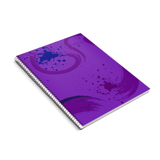 [ESSEN297VIOC] Cuaderno Essential espiralado polipropileno violeta, 22x29cm. 84 hojas cuadriculadas
