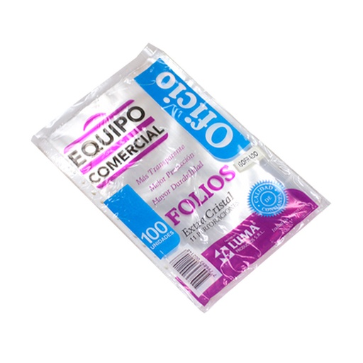 [EQCOMEROF100] Folios Oficio PPP Equipo comercial pack x 100
