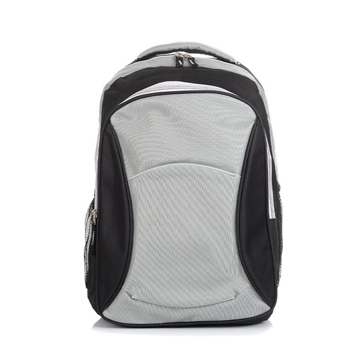 [MOCHRQSCHL15] Mochila escolar RQ School lisa 17" gris y negra