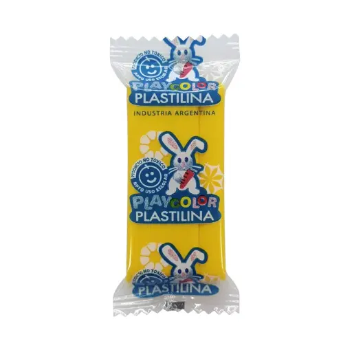 [PLAYPLA200AM] Plastilina Playcolor amarilla, 200g.