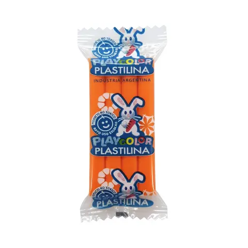 [PLAYPLA200NA] Plastilina Playcolor naranja, 200g.