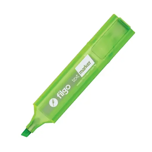 [FILGORETXVER] Resaltador Chato Filgo Text Marker Flúo verde