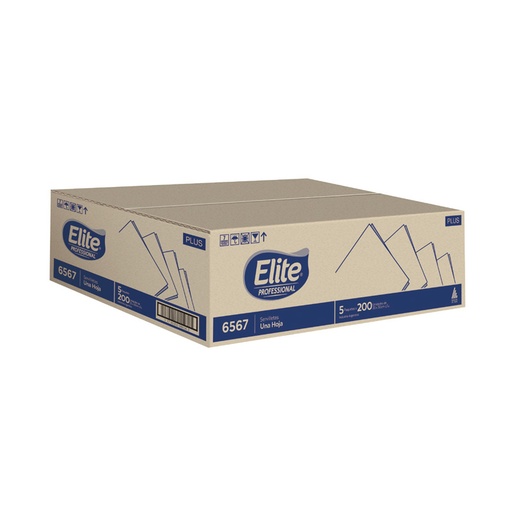 [ELITSERV6567] Servilletas blancas Elite 30 x 30cm. caja de 1000 unidades