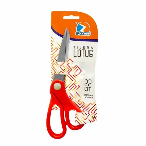 [LOTUSTIJ22] Tijera 22cm. Ezco Lotus, Blister x 1