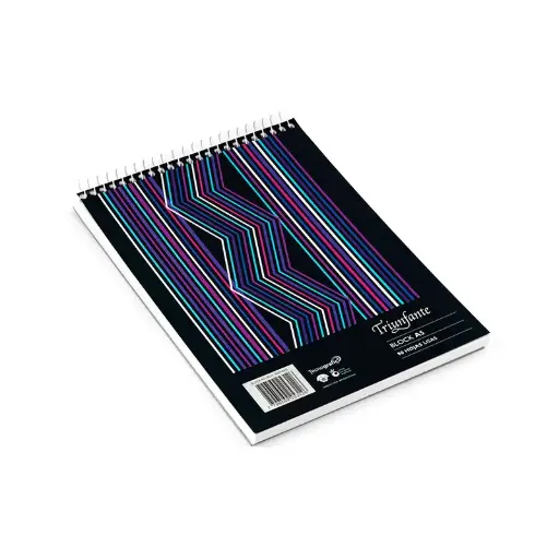 [TRIUNFESPA5L] Block A5 espiralado Triunfante, 80 hojas lisas