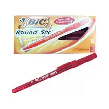 [BICRONDROX12] Pack x 12 Bolígrafo Bic Rondo rojo