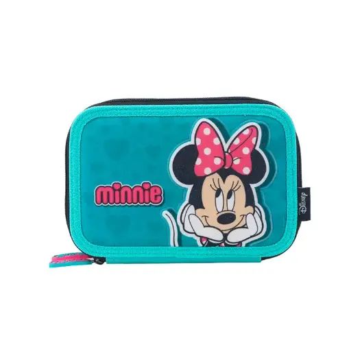 [LSDCA701000024] Cartuchera de 2 cierres con 2 divisiones Minnie LSyD 70.1000024